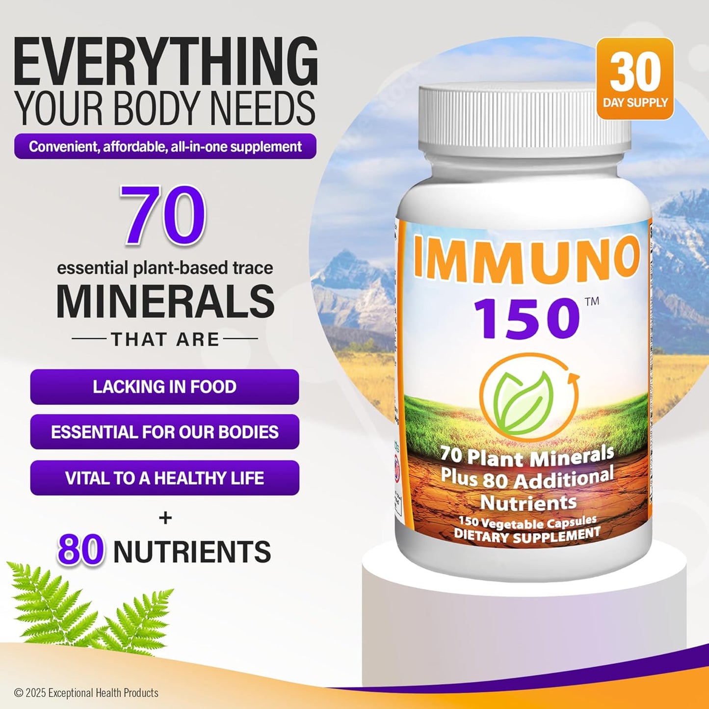 150 Complete Immune Support Supplement 150 Veg Capsules 2 Pack by Immuno