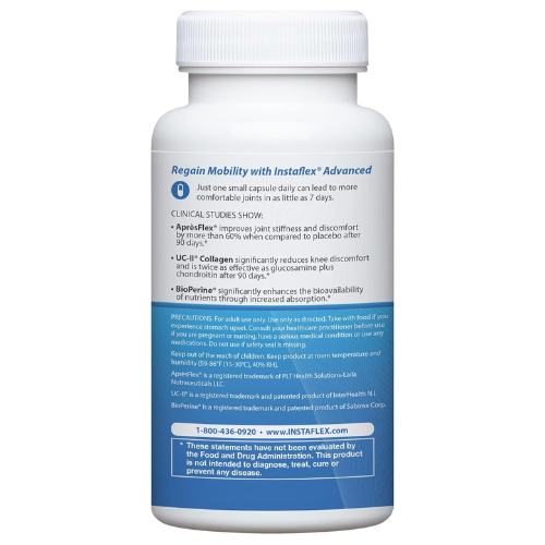 Instaflex Advanced Joint Support with UC-II Collagen & Herbal Blend – 30 Capsules (2 Pack)