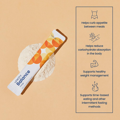 Unicity Balance Natural Orange Flavor 7.65oz 30 Count